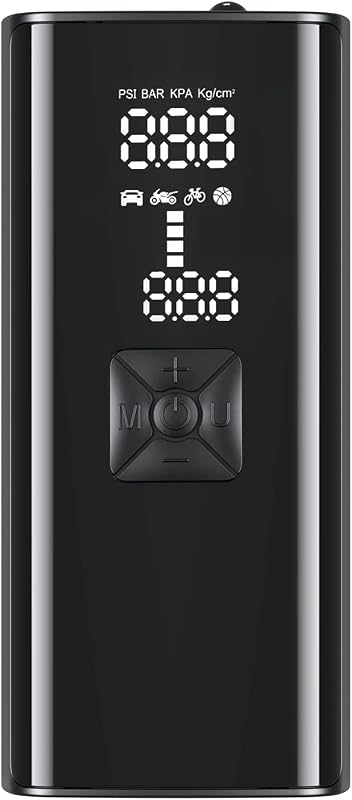 Behozel Elektromos Légpumpa 5200mAh Akkumulátor, Digitális LCD Kijelző, Kerékpár Motorkerékpár Autó Pumpa