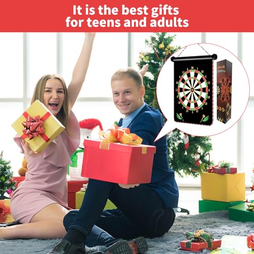 Image of Magnetic Dart Board Games for Kids with 12 Darts Outdoor Toys for Boys Age 8-13 Cool Stuff Gifts Ideas for Teenage Boy Girls Age 8 9 10 11 12 13 14 15 16 Game Room Decor