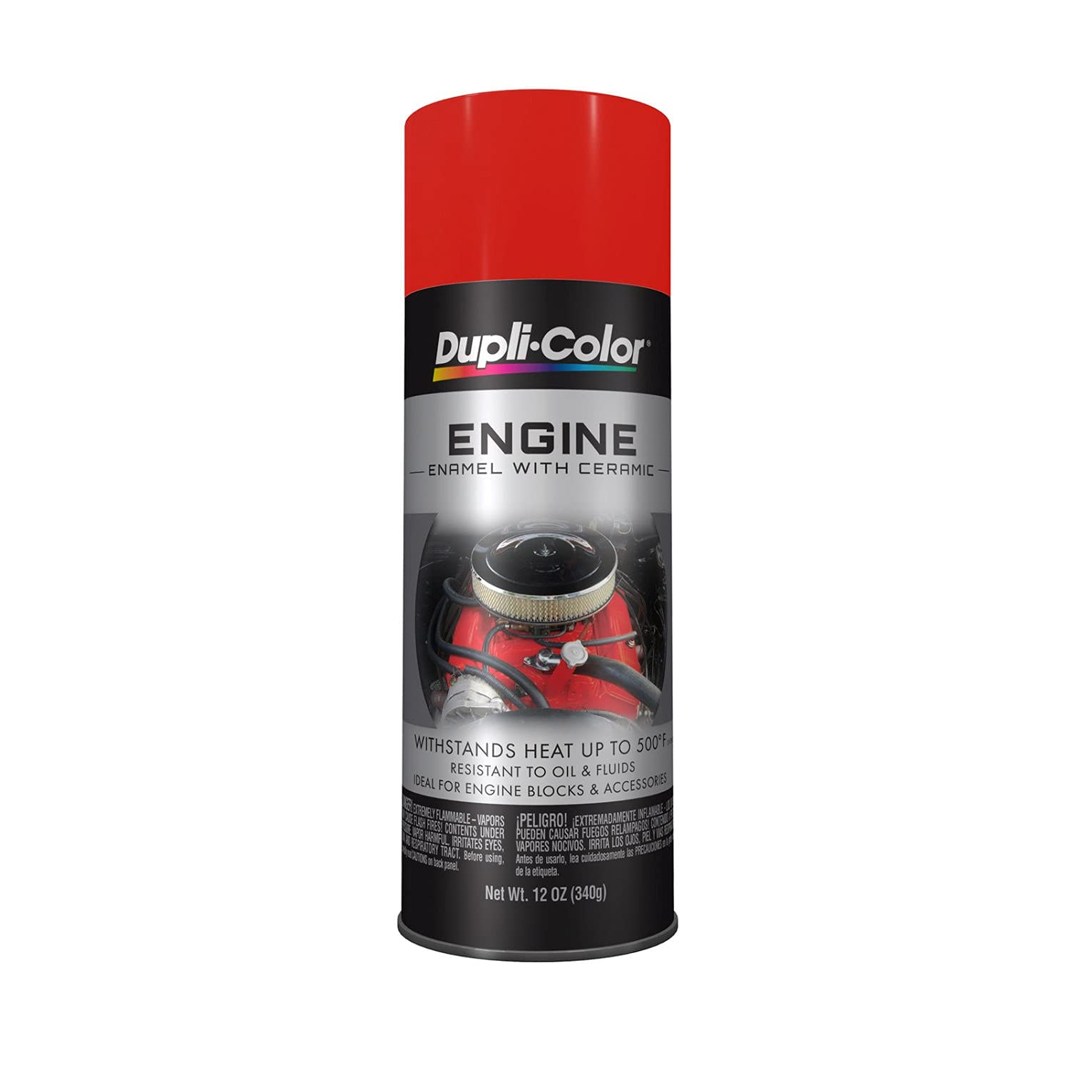 Dupli-Color CDE1620 Engine Paint with Ceramic, Chevrolet Orange, 12 Ounce, 1 (Non-Carb Compliant)