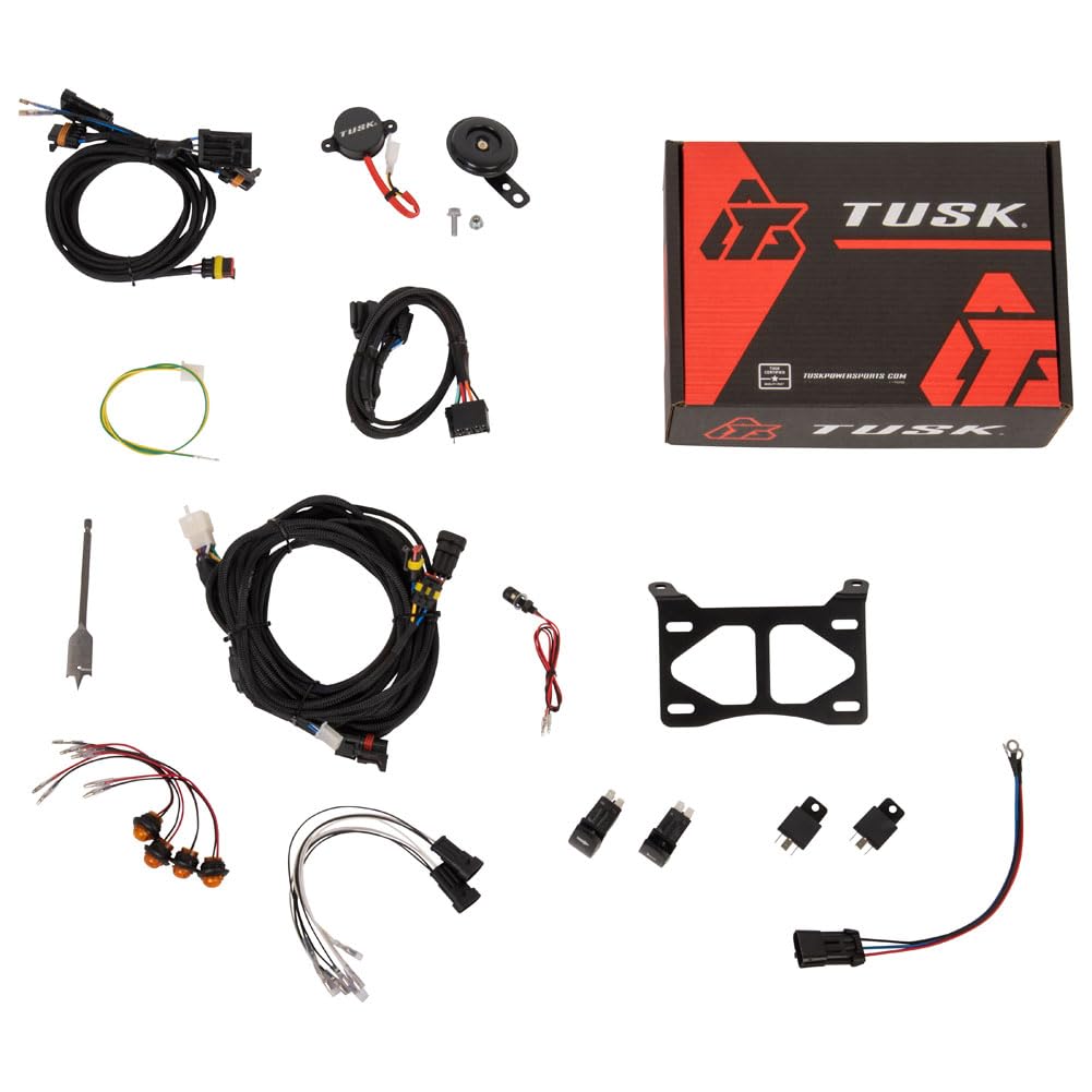Tusk Plug and Play UTV Signal & Horn Kit with Button Lights Compatible with Polaris RZR XP/XP4 2024-2025