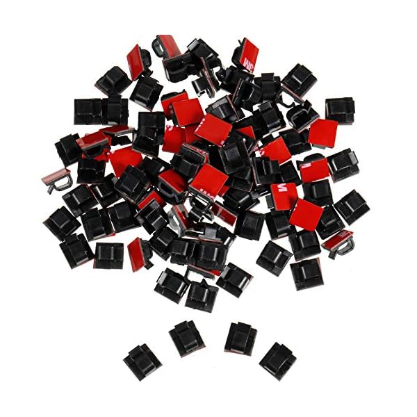 60 pieces outdoor cable clips with adhesive tapes light clips decoration clips self adhesive hooks wire holder for fairy light - image 9