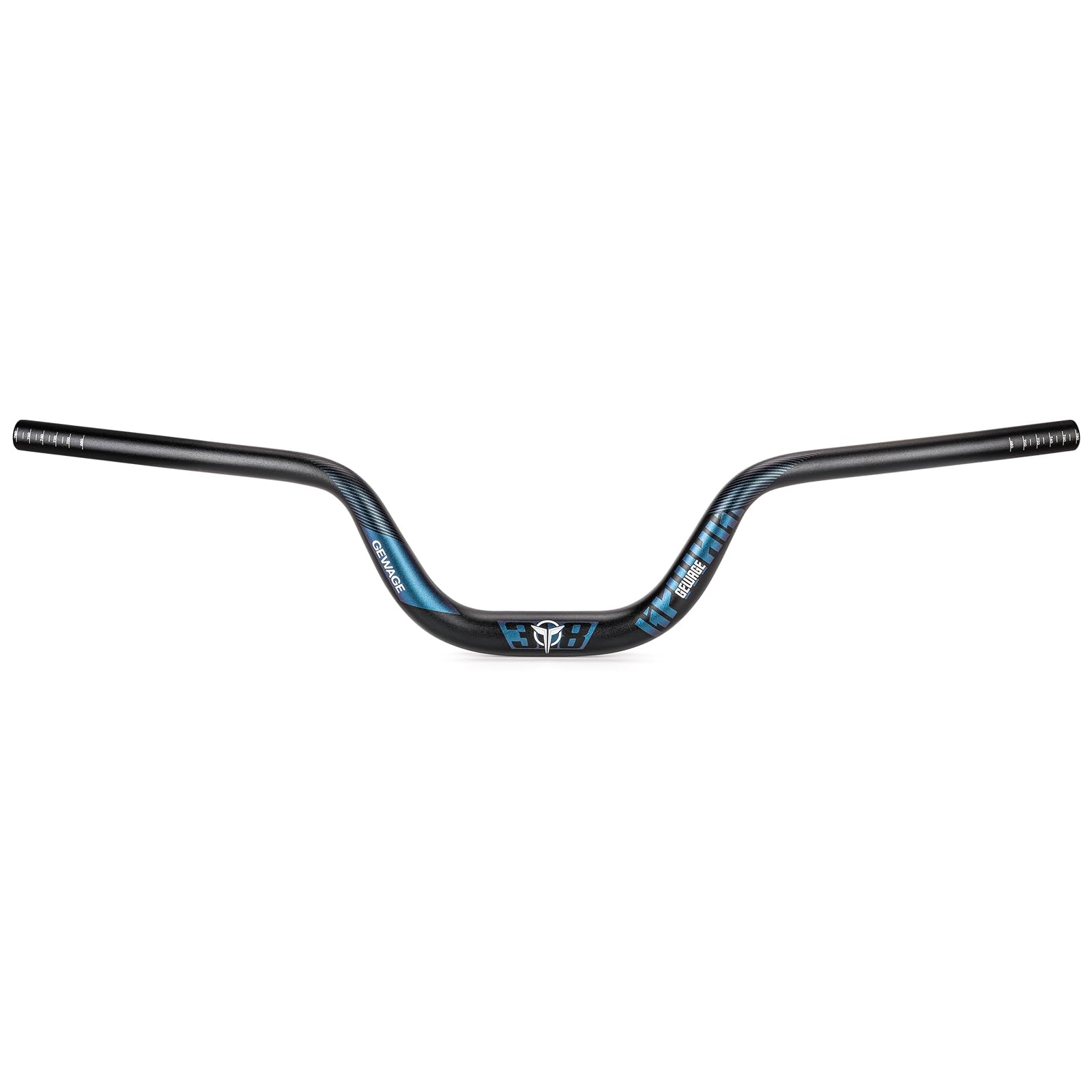 GEWAGE 780 mm Riser-Lenker — 6061 Aluminium, 31,8 mm Klemmung, 12° Backsweep, 5 Höhen (25/55/70/90/120 mm) — Breiter, leichter MTB/Road/Hybrid-Lenker