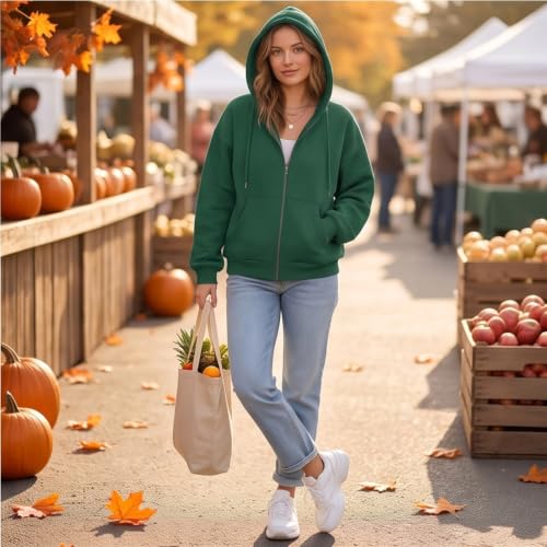Elneeya Womens Zip Up Hoodies Cute Athletic Running Plus Size Sweatshirt - image 8