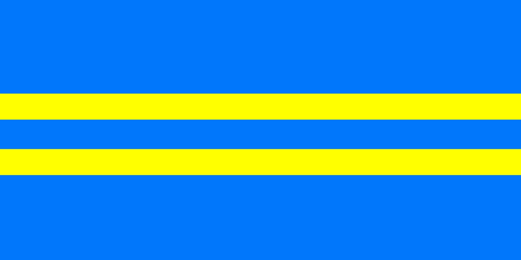 Drapeau Kareličy de grande taille pour pavoisement extérieur et intérieur