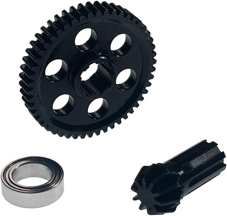 Metal Gear for Hyper Go H16BM H16GT H16DR H16PL MJX 14301 14302 1/14 1/16 Scale RC Cars Parts, Motor Pinions Gears Differential Spur Gear Assembly Drive Gear (16401G＆2PC16420Y＆16402Y)