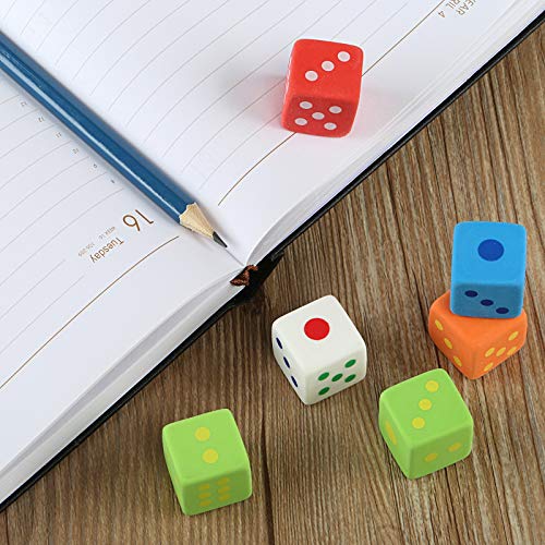 Kesote 24 Stück Radiergummi Würfel für Kinder Mitgebsel Geschenk Spielzeug Einschulung Schulanfang, Farbe Zufällig