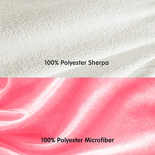 THE COMFY Original | Oversized Microfiber & Sherpa Wearable Blanket, Seen On Shark Tank, One Size Fits All Pink - Thumbnail 7