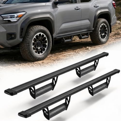 Estribos de aluminio para Toyota 4Runner 2025-2026 negro 2 piezas