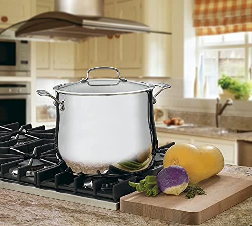 Cuisinart 466-26 Contour Stainless 12-Quart Stockpot With Glass Cover thumb #1