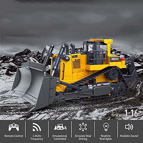 FANXMF Minicargadora RC Minicargadora de construcción Camión de construcción 1/14 Bulldozer FANXMF Minicargadora RC Minicargadora de construcción Camión de construcción 1/14 Bulldozer