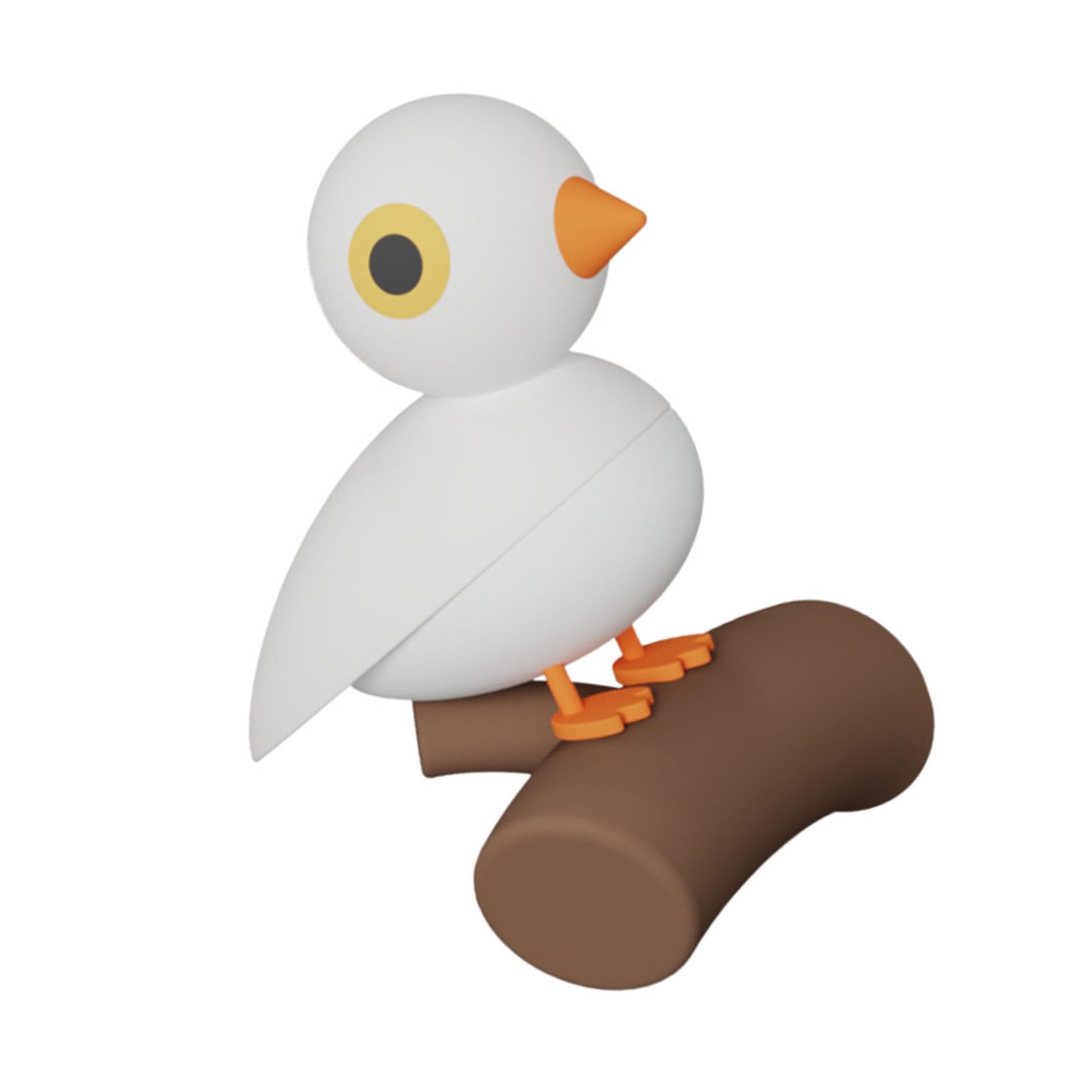Hredwep Bird Shape Night Lamp with Motion Sensors Rechargeable Bedside Decorative Light Creative Atmospheres Light Enduring Atmospheres
