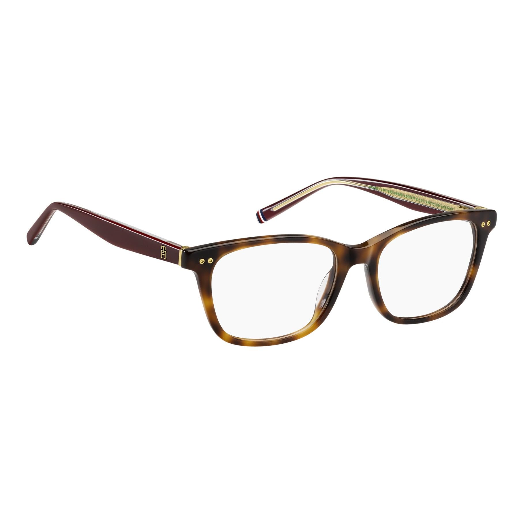 TOMMY HILFIGER TH 2162 Okulary Havana Brown, 51/16/140 damskie, Brązowy, 51/16/140
