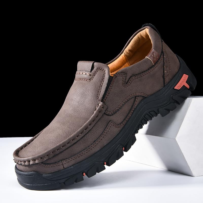 Men's Slip On Loafers Comfortable Light-Weight Casual Sneakers ndoor & Outdoor Walking Slippers Shoes2