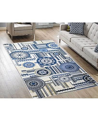 MANI TEXTILE TPS_MILANO_160 Teppich, Polyester, mehrfarbig, 160 x 230 - Image 4