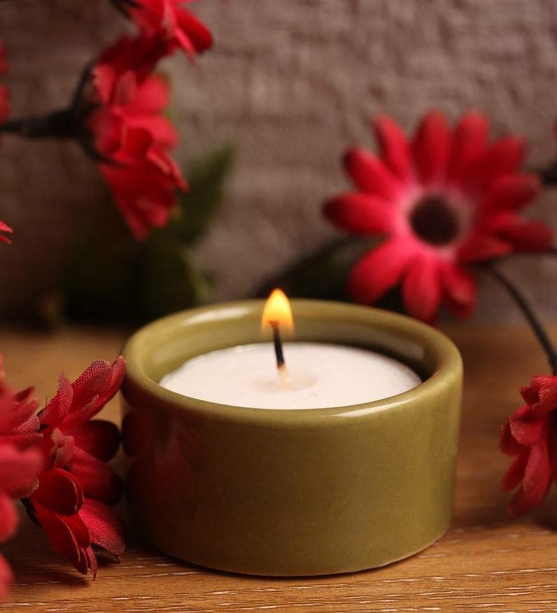 Red T Light Holder (Olive)-image-8