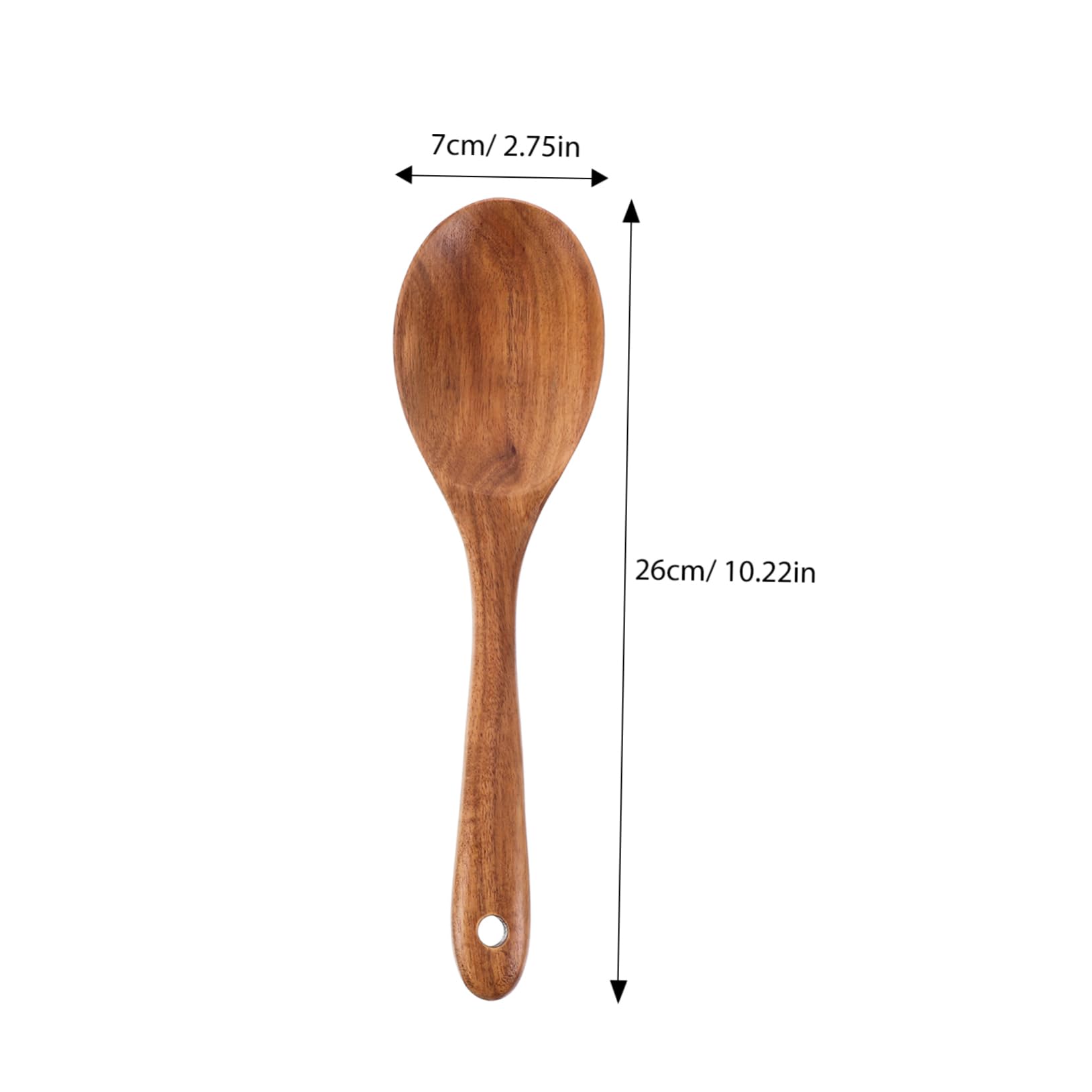 TIDTALEO 1set Wooden Salad Server Set Long Handle Fork Spoon for Mixing Tossing and Serving Elegant Kitchen Utensils Handmade Wooden Cooking Tools for Home Commercial Use
