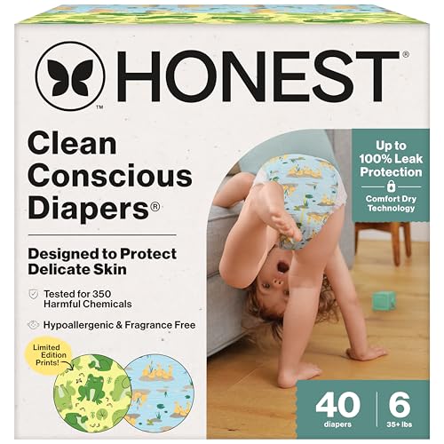 The Honest Company Clean Conscious Diapers®, Up to 100% Leak