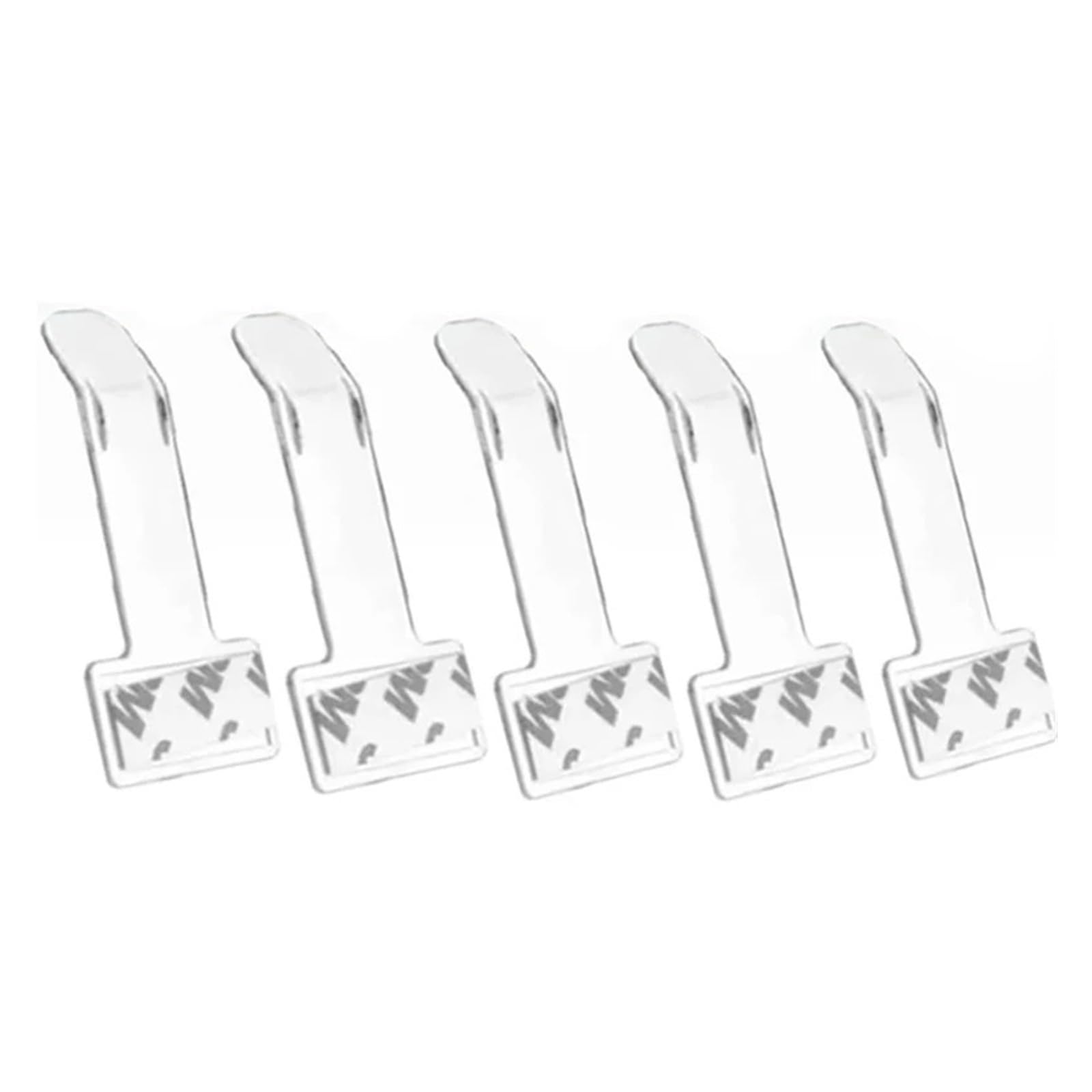 Kxfvyne 5Pcs Car Parking Ticket Clip Fastener Permit Card Bill Holder Window Stickers Accessories(5Pcs)