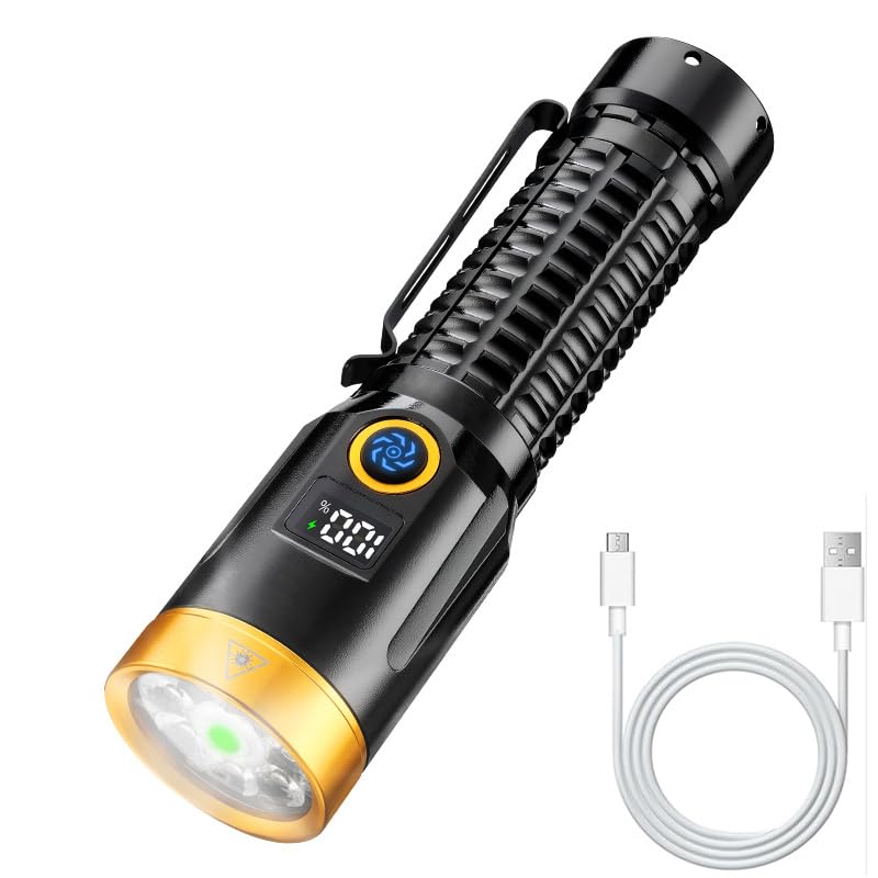 Amazon.co.jp: 懐中電灯 超高輝度8000ルーメン 超遠距離照射2000m Type
