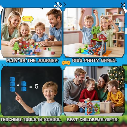 iKidiki 200 Pcs Magnetic Blocks - Image 3