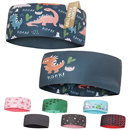 Kinder Stirnband Frühling Dünnes elastisches Sportstirnband Ideal unter Fahrradhelm Für Jungen & Mädchen Österreichische Marke