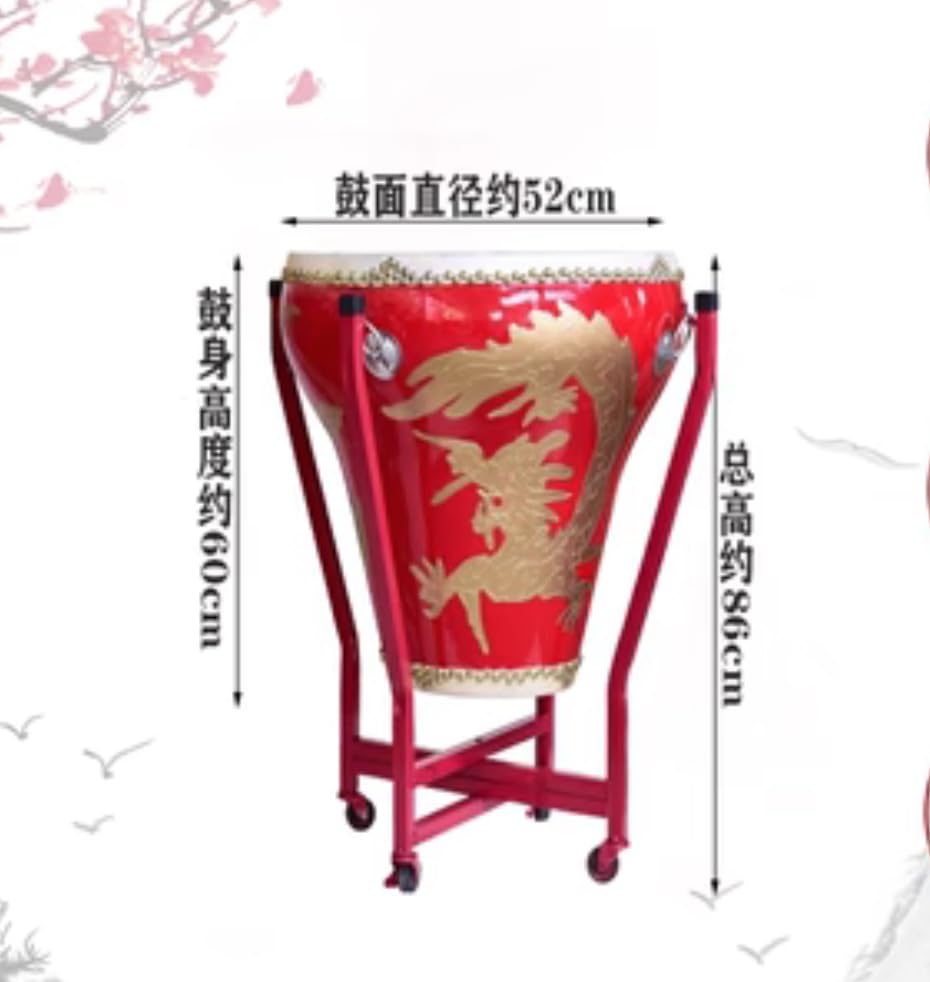 Flower pot drum Cowhide drum Chinese traditional percussion instruments