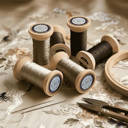 Image of Natural 100% Mulberry Handmade Embroidery Silk Thread Silk Floss (32)