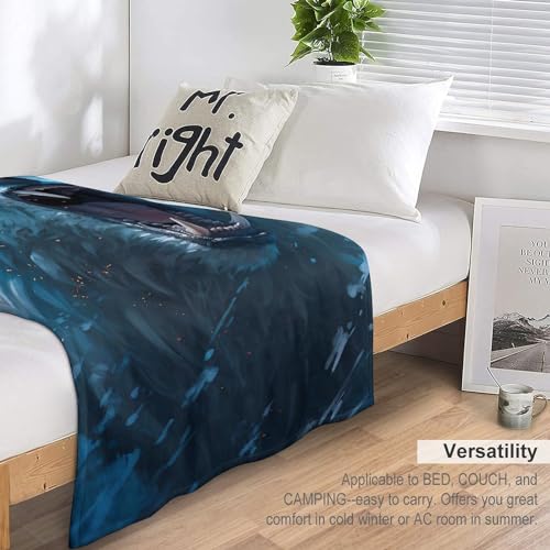 Couverture ours polaire douce et chaude pour cocooning sur canapé