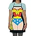 ICUP DC Comics - Wonder Woman Be The Character Adult Size 100% Cotton Adjustable Black Apron