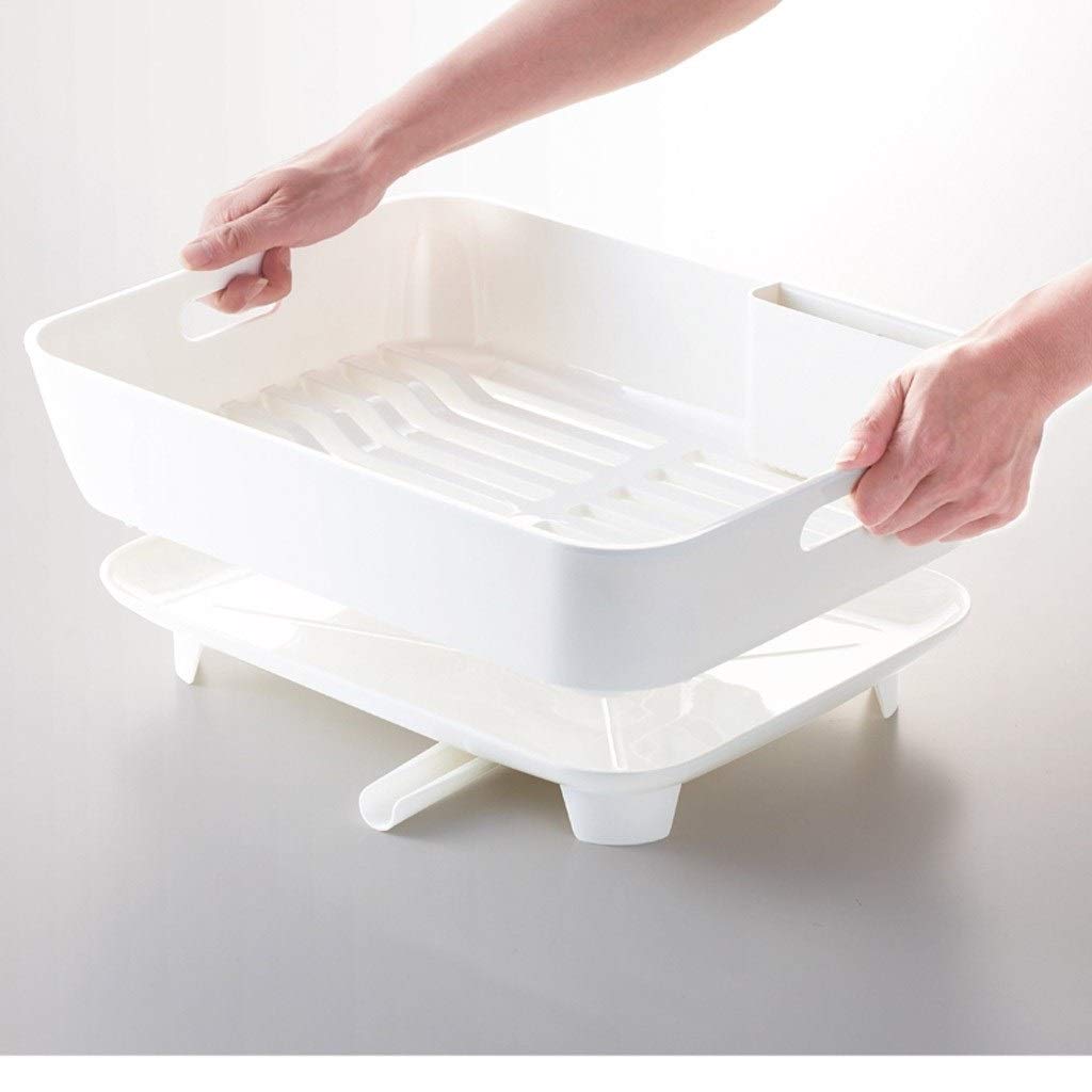 Geschirrkorb Kreative Küche Dish Ablass Rack-Multifunktions-Geschirr Geschirr Storage Rack Geschirr Abtropfgestell (Color : A)
