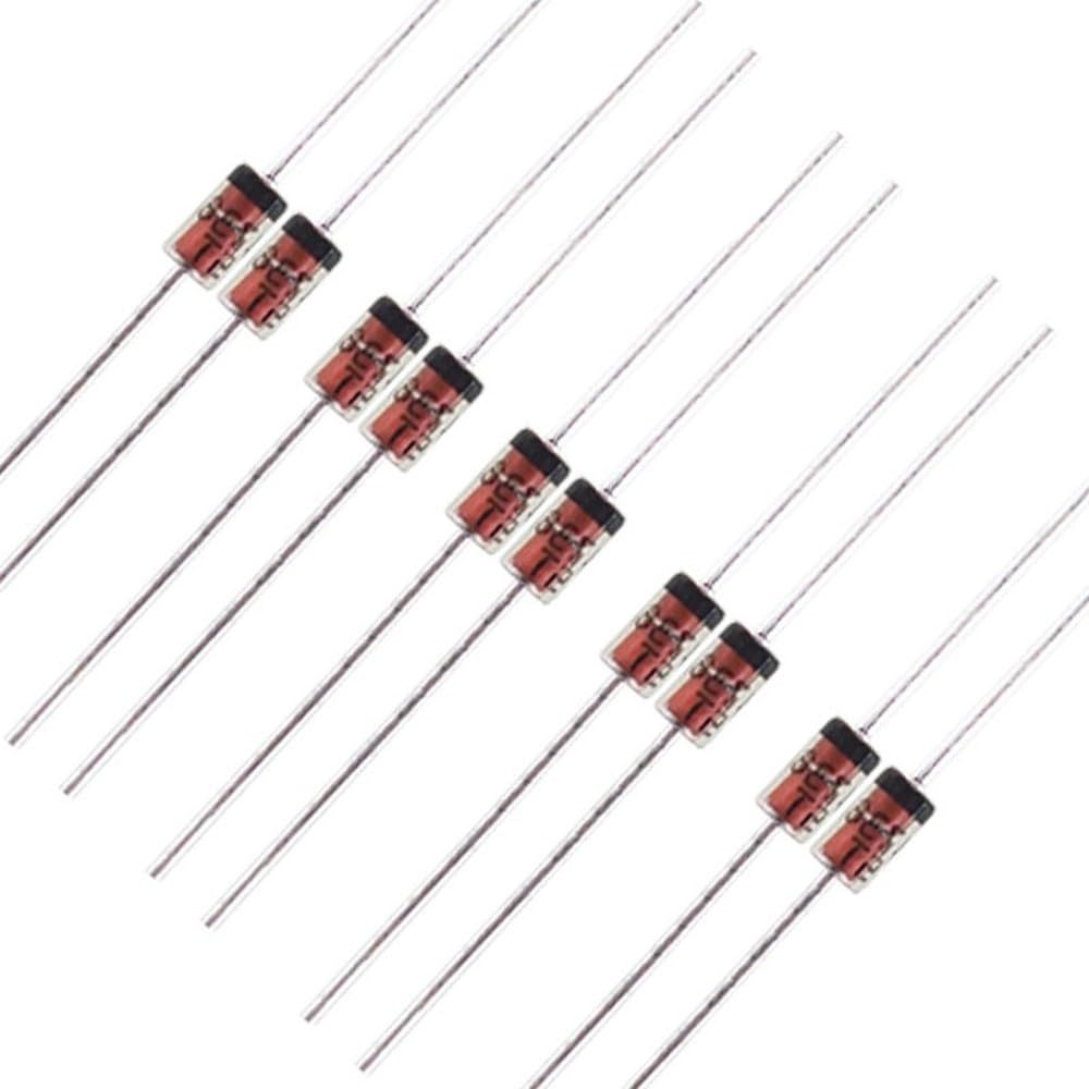 50PCS 0.5W glass tube LL34 BZX55C ZMM voltage regulator diode,4.3V DIP DO35(BZX55C4V3)