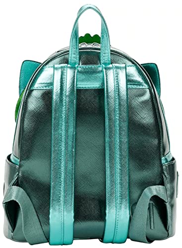 Loungefly Pokemon Metallic Bulbasaur Womens Double Strap Shoulder Bag Purse3