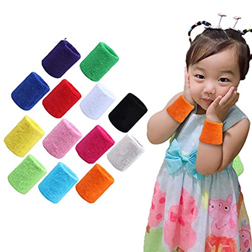 Egurs - 12 fasce tergisudore per bambini, in