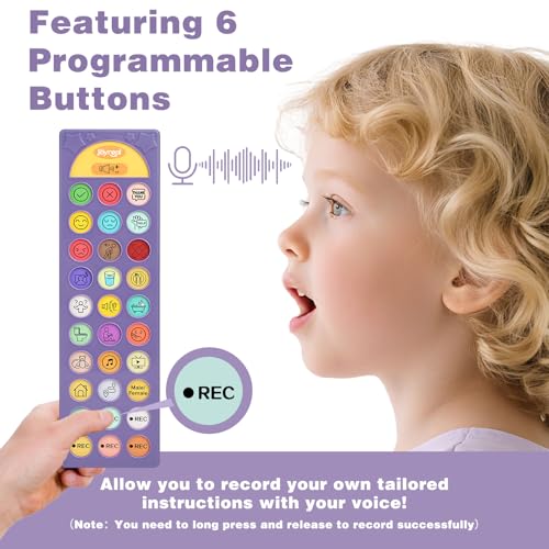 Image of AAC Device for Autism, Joyreal Non Verbal Communication Tools for Speech Therapy & Stroke Rehab. Autism Talking Aids with 6 Programmable Buttons & Adjustable Volume, Autism Toys for Kids and Adults