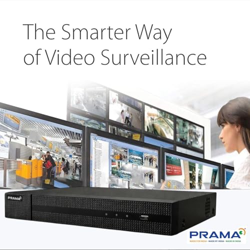 Image of PRAMA PT-DRAS2A16U-K2 HD-TVI AI Sense 16ch 8MP DVR with h-265 Compression, 2 SATA Interface Upto 10TB Capacity for Each Disk.