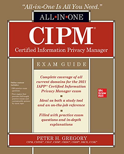 Cover of CIPM Certified Information Privacy Manager All-in-One Exam Guide