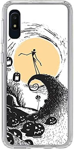 Skinit Clear Phone Case Compatible with Galaxy A10e - Officially Licensed Disney The Nightmare Before Christmas Jack on Spiral Hill Art Design
