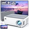 vidéoprojecteur full hd wifi bluetooth 1080p natif, wiselazer projecteur portable supporte 4k,zoom infini,portable pour smartphone, pc, tv box, hdmi, usb,etc
