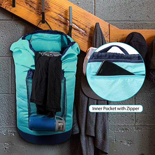 Dalykate Backpack Laundry Bag, Laundry Backpack with Shoulder Straps