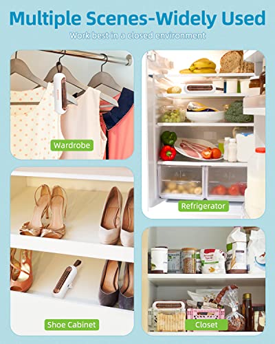 Seancheer Fridge Deodorizer, Mini Usb-C Rechargeable Reusable Refrigerator Deodorizer, Refrigerator Odor Eliminator With Hook Lanyard For Fridge Wardrobe Shoes Cabinet #TOP5