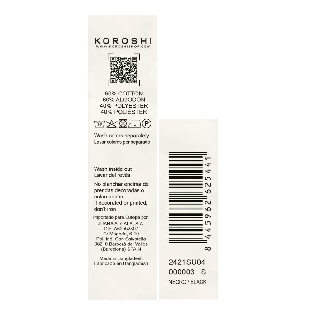 Koroshi Sudadera manga larga con capucha hombre