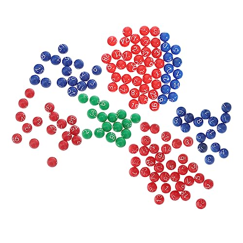 Gogogmee 3 Packs Raffle Game Balls Sphere Party Props for Games Lightweight Compact Design for