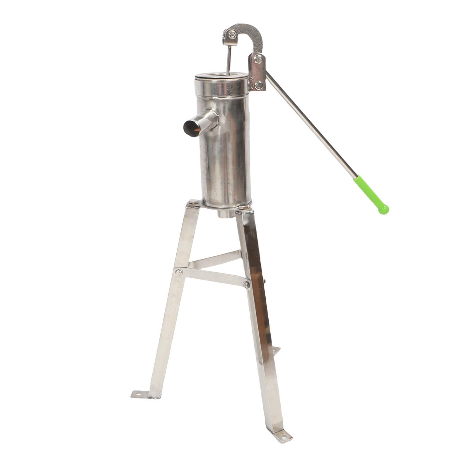 Pompa Manuale per Pozzi Profondi, Pompa Manuale in Acciaio Inossidabile con 3 Supporti, Altezza di Aspirazione di 8 M, per Casa, Giardino, Cortile