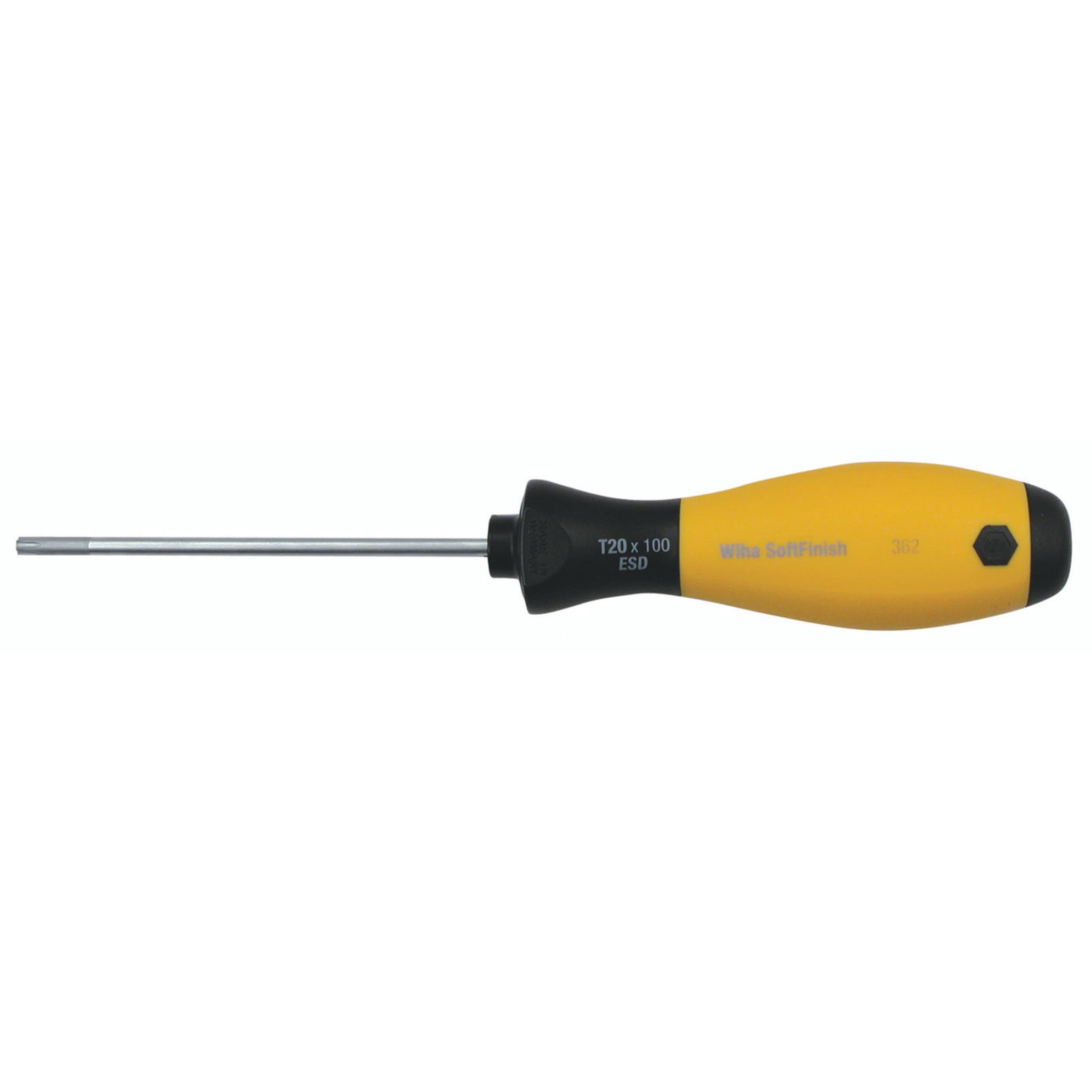 Tournevis Torx T20 Wiha antistatique pour éviter les chocs ESD