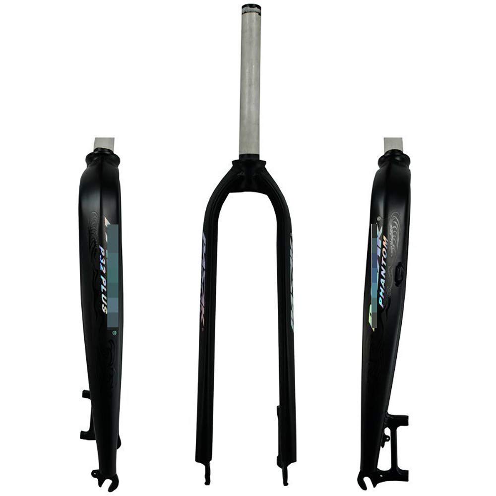 AZQOHMIS Bicycle fork,Mountain Bike Front Fork Bicycle Front Fork 26 Inch/27.5 Inch/29 Inch 700C Road Mountain Bike Front Fork Pure Discbrake Aluminum Alloy Front Fork Oil Cast Shaped Hard Fork
