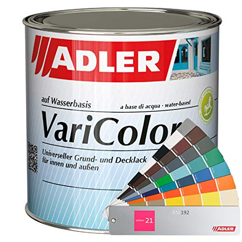 ADLER Varicolor 2in1 Acryl Buntlack für Innen und Außen - 125 ml 1/8 Liter RAL5010 Enzianblau Blau - Wetterfester Lack und Grundierung… – Ansicht 6