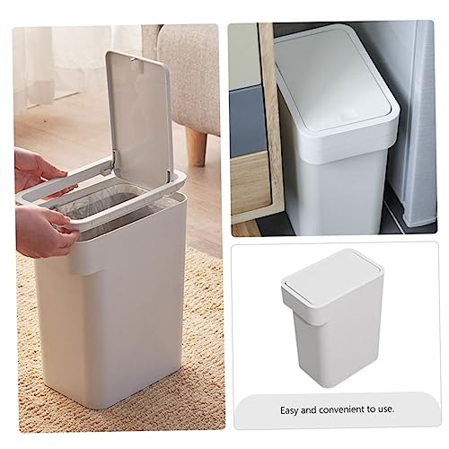 Alipis caneca de basura rectangular tipo push miniatura 4