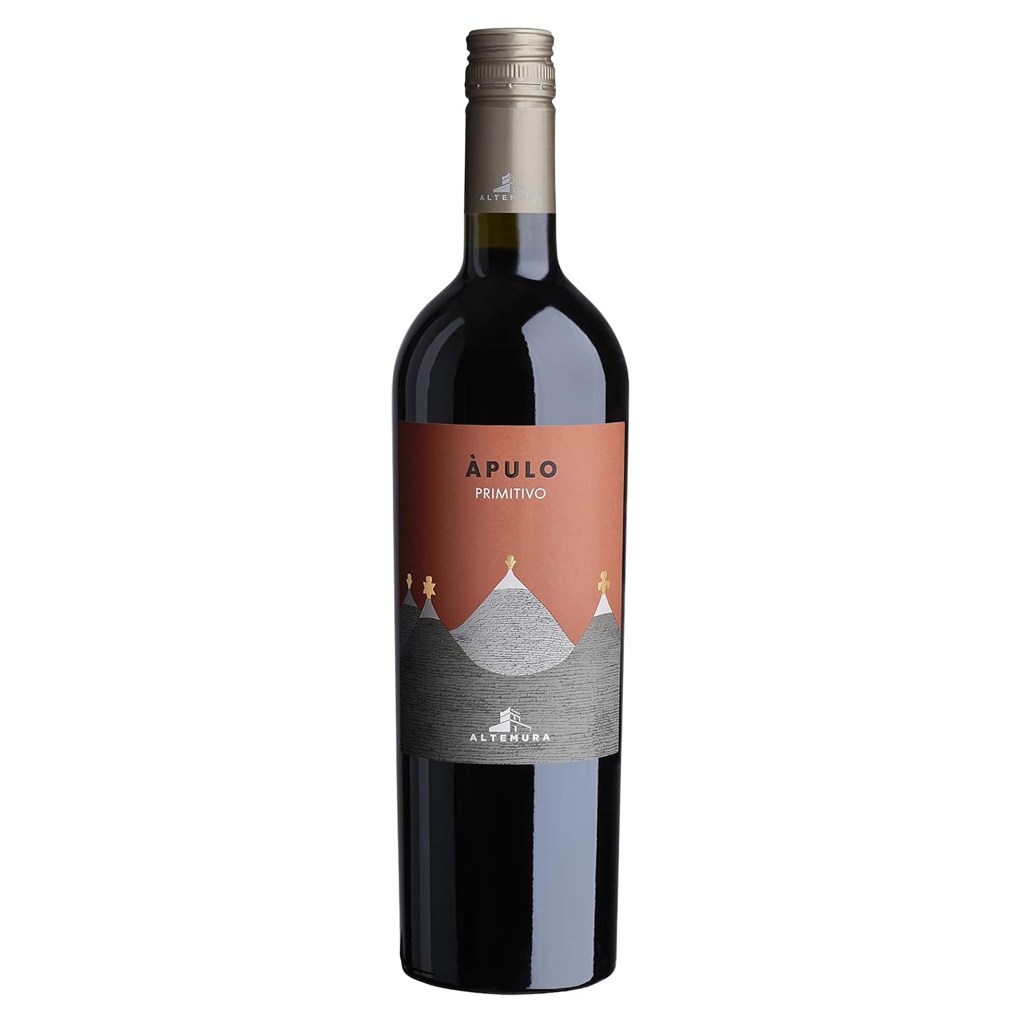 Masseria Altemura Àpulo Primitivo IGT - Italian Still Red Wine from the Apulia Region, Italy - Predominantly Primitivo with Other Estate-Grown Grapes - 75cl / 750ml, 13.5% ABV