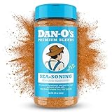 Dan-O's SEA-soning Seasoning, 8.9 oz Bottle, All-Purpose Seasoning for Fish, Shrimp, Seafood, Chicken and More, Sugar Free, Zero Calorie, Use this Spice Blend to Compliment any Sea-Inspired Dish