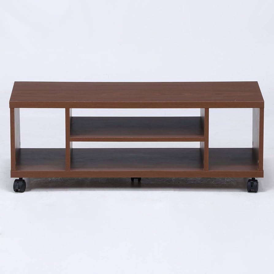 【GW値下げ】不二貿易 テレビ台 ローボード 110cm ブラウン キャスター付 Amazon｜不二貿易(Fujiboeki) キャスター付きTV台 幅89×奥行35